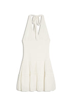 SHIMMERY RUFFLED MINI  - Jurk - white