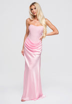 DRESS LA-OM-DLR392 - Galajurk - pink