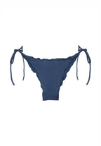 RUFFLED BIKINI BOTTOMS - Bikinibroekje - blue