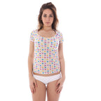 Bianco Nylon Women T-Shirt