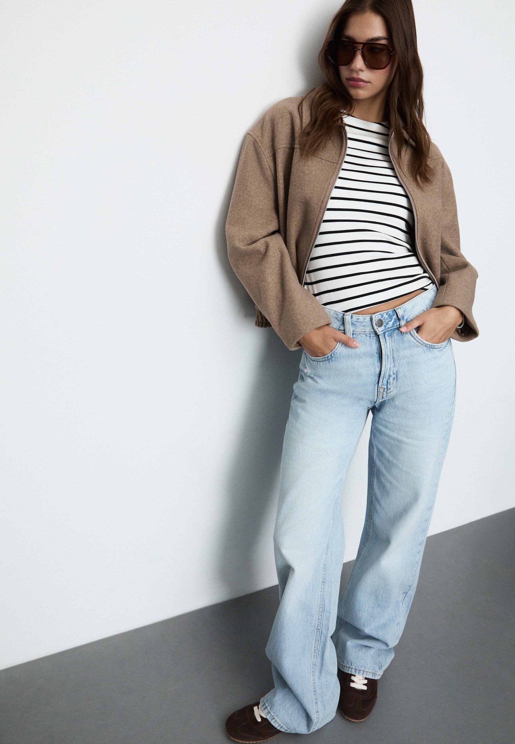 D92 - Straight leg jeans - light blue