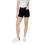 Black Cotton Shorts