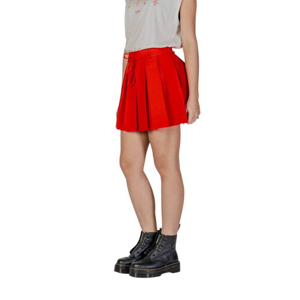 Multicolor Recycled Polyester Mini Skirt