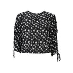 Black Viscose Women Blouse