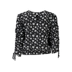 Black Viscose Women Blouse