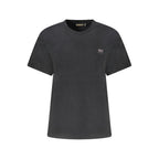Black Cotton Women's T-Shirt