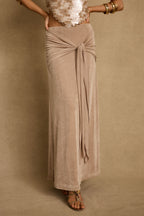 Almara Champagne Maxi Skirt