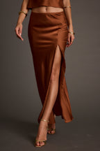Alaina Cinnamon Maxi Skirt