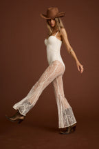 Belladonna Cream Lace Jumpsuit