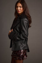 Banks Black Belted Coat