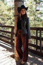 Beckett Espresso Vegan Leather Jacket