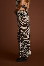 Celia Zebra Maxi Skirt