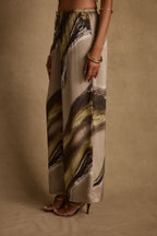 Clear Breeze Marble Satin Pants