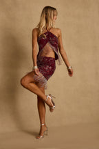 Luna Cove Mulberry Mini Skirt