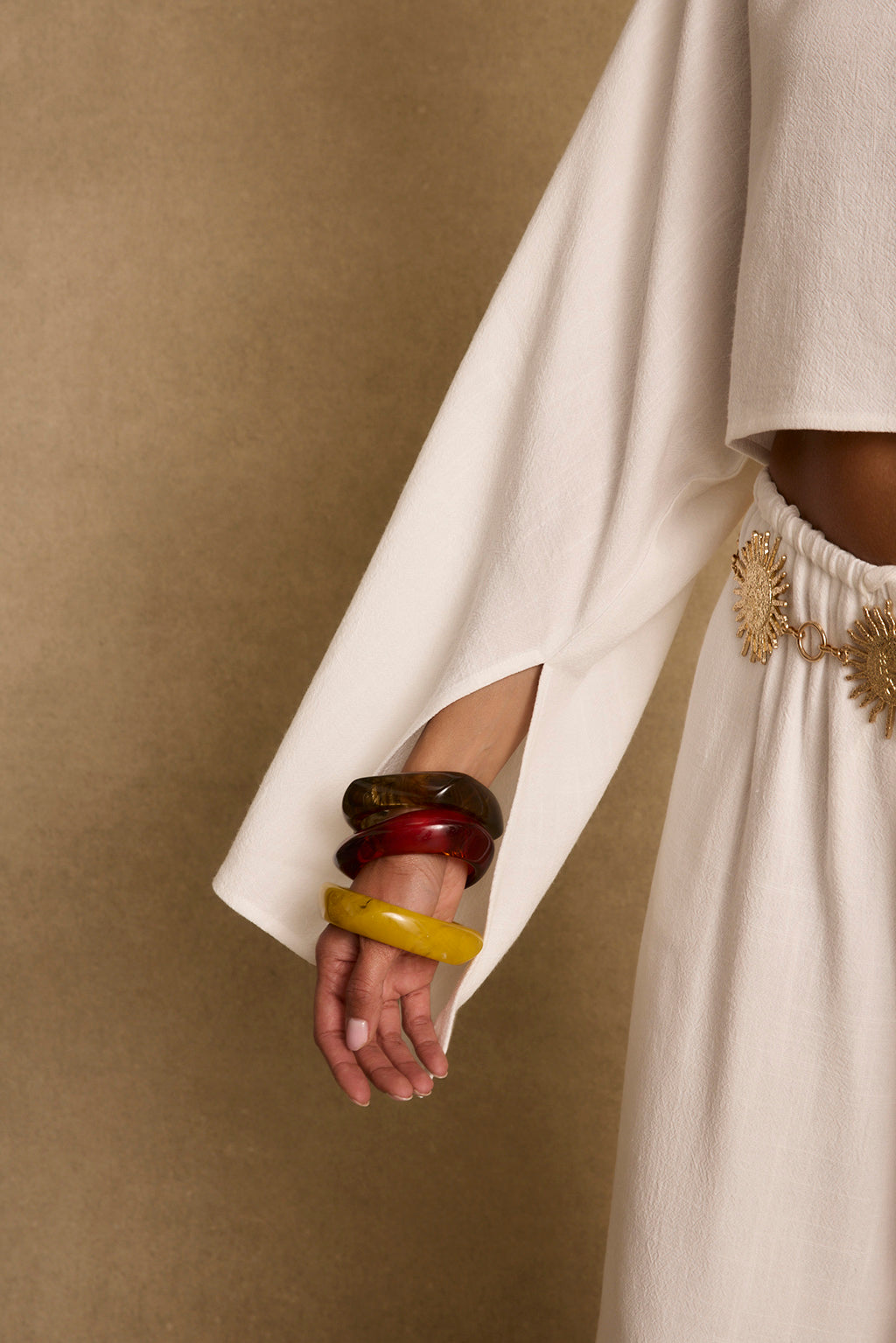Clear Breeze White Linen Top