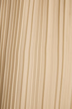Costa Cream Plisse Halter Top