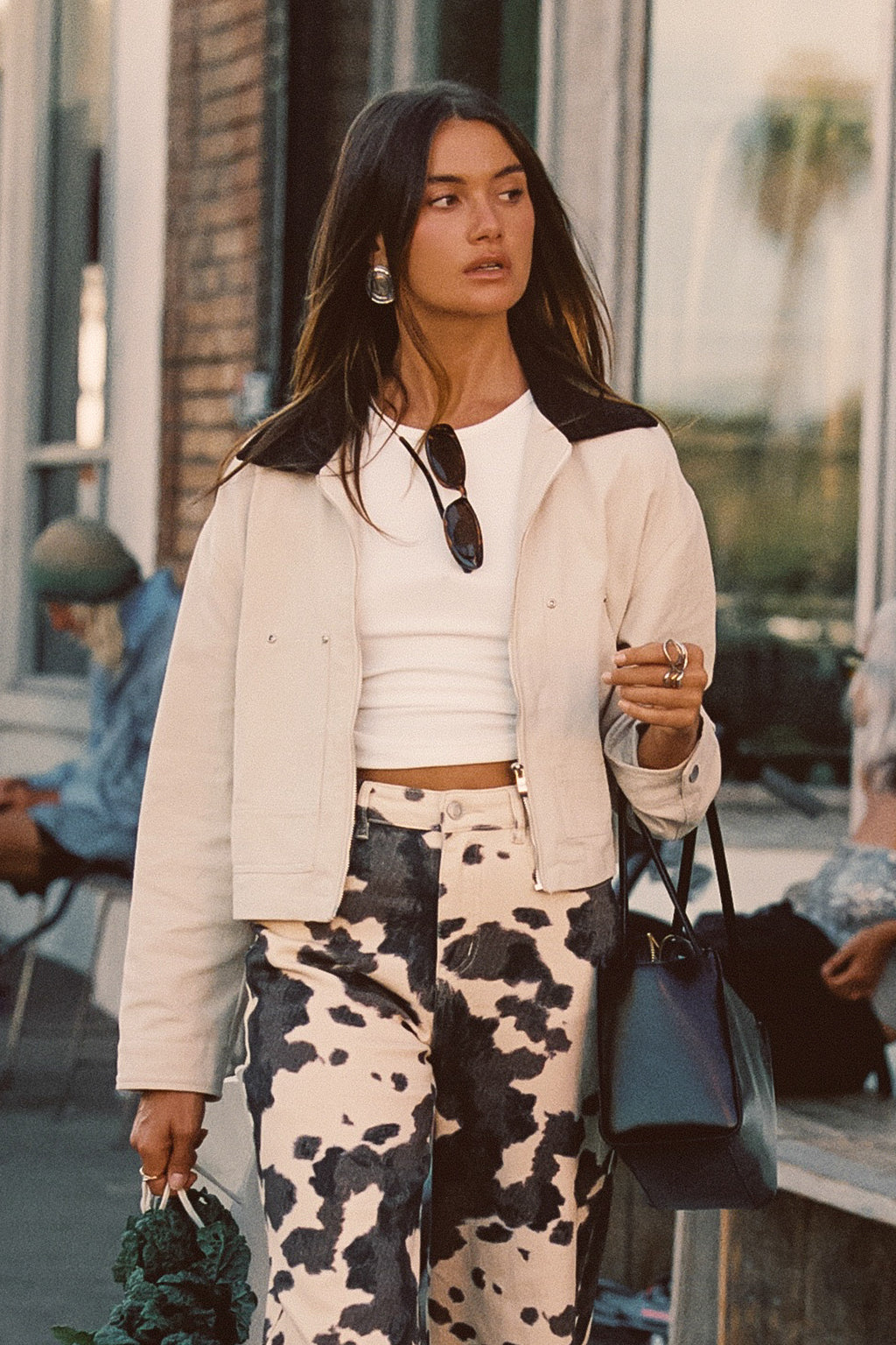Cypress Light Khaki Cropped Barn Jacket