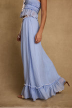 Dahlia Blue Maxi Skirt