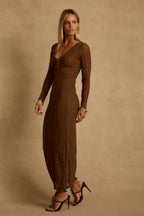 Dorado Mocha Maxi Dress