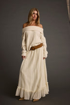 Dahlia Baby Yellow Maxi Skirt
