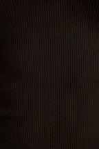 Emily Black Ribbed Halter Top