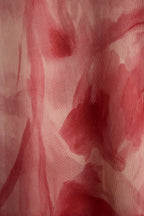 Everly Pink Printed Mesh Midi Dress