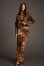 Julia Floral Mesh Maxi Skirt