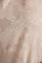 Liora Ivory Jacquard Halter Top