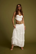 Lorelei White Corset Top