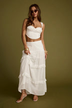Lorelei White Corset Top