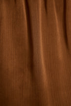 Moonlit Kiss Mocha Satin Halter Top