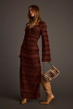 Melrose Espresso Maxi Dress