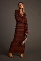 Melrose Espresso Maxi Dress