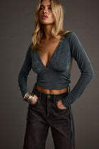 Nala Emerald Crop Top
