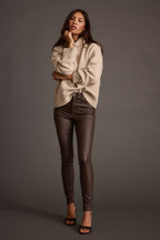 Nixon Mocha Coated Pants