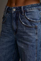 Presley Cuffed Straight Leg Denim
