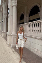 Rivera Ivory Trouser Short