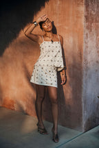 Camila Natural and Gold Tank