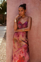 Marisela Berry Maxi Dress