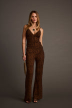 Silver Springs Cognac Zebra Tank