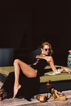 Valentia Black Sarong