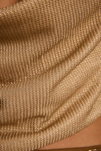 Solene Gold Halter Top