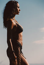Sombra Black V Cut Bikini Bottoms