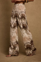 Taza Abstract Satin Pant