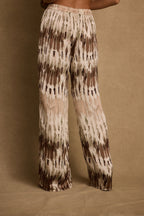 Taza Abstract Satin Pant