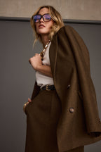 Tory Mocha Twill Blazer