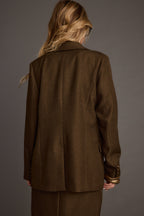 Tory Mocha Twill Blazer