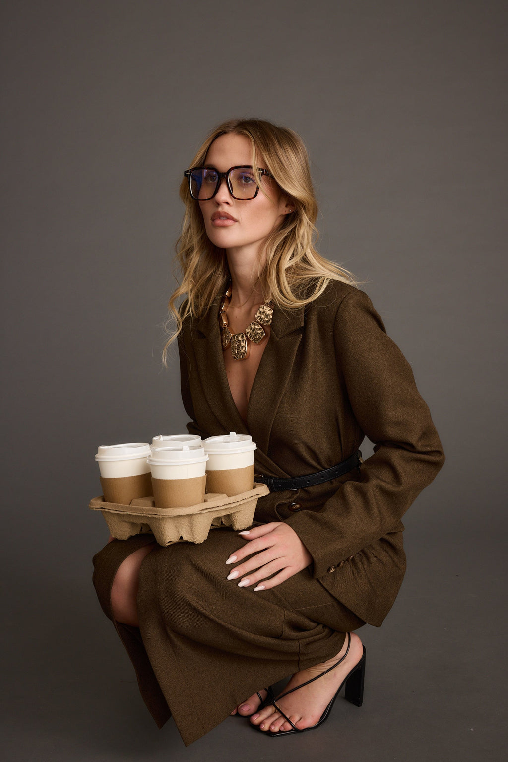 Tory Mocha Twill Blazer