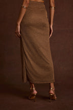Toulouse Bronze Maxi Skirt