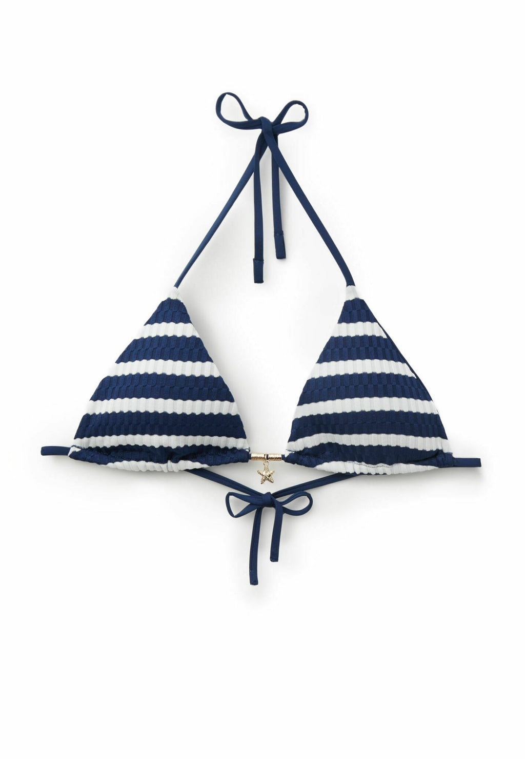 SAILOR STRIPES TRIANGLE - Bikinitop - blue